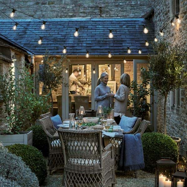 Outdoor gathering with people