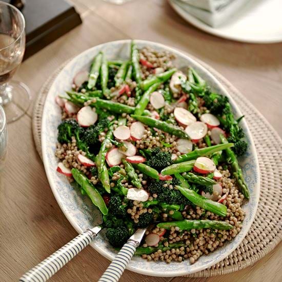 Easter menu asparagus and lentils