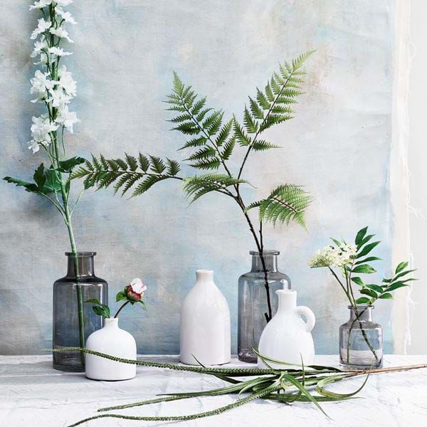 Spring flowers in vases