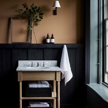 Edinburgh Washstand with Mustard Front View