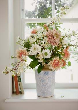Dahlia & Apple Blossom Bouquet 02
