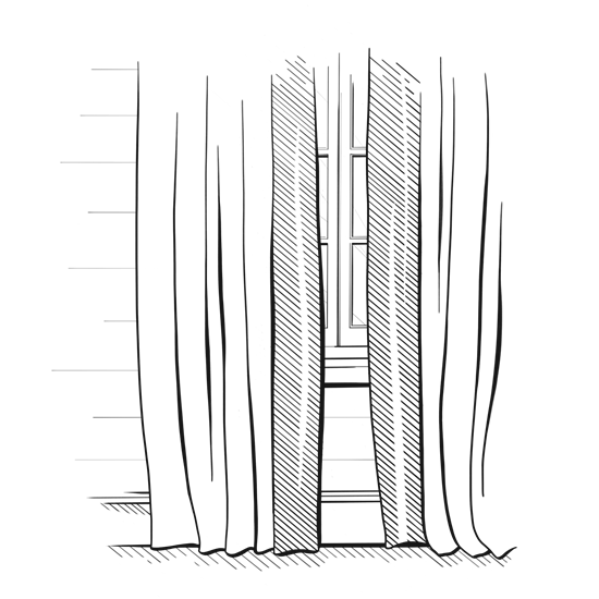 Crosshatch - Curtains Vertical