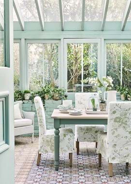 Suffolk dining greenhouse tall